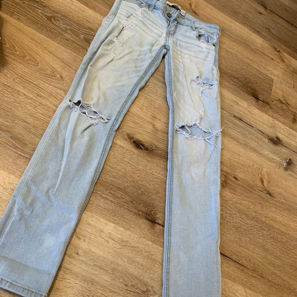 Hollister ripped jeans
